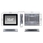 索奇 10.4寸工业平板电脑 K104SR - 画像 (3)