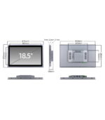 索奇 18.5寸工业显示器 A185WR/WZ/WG - 画像 (5)