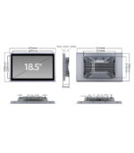 索奇 18.5寸工业平板电脑 K185SR - 画像 (3)